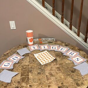 Clemson University Bundle Decals Party Decor